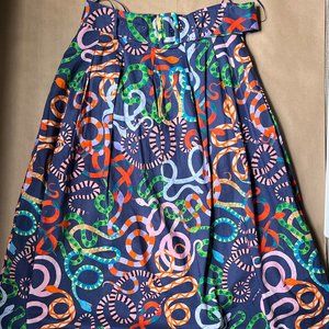 Rachel Antonoff Antonia Snake Print Skirt